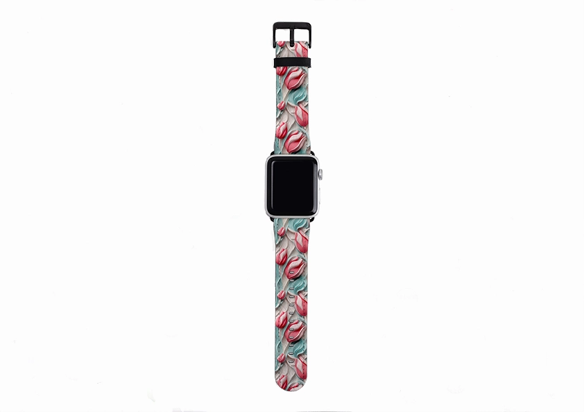 Ultrecht Tulips Apple Watch Strap Classic Design Elegant Minimal Style
