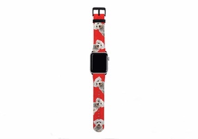 Premium Craft Minimal Touch Westiepoo Mell Red Apple Watch Strap