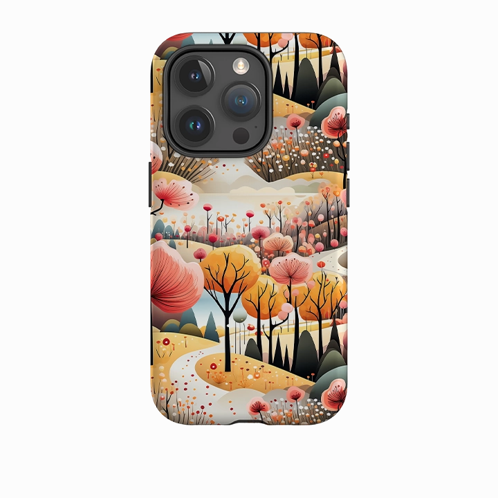 Stylish Choice Matte Look Finish iPhone Tough Case - Elbe Sandstone Mountains