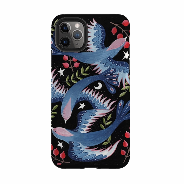iPhone Tough Case - Soaring Birds By Bex Parkin Modern Frame