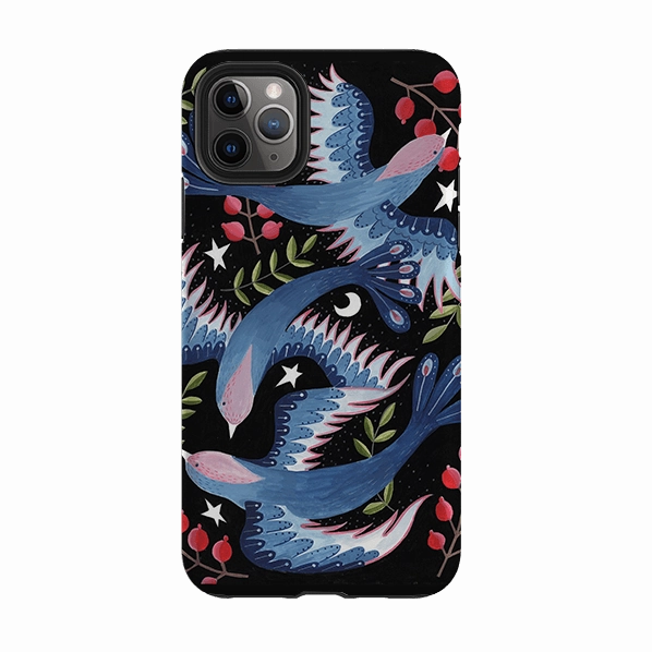 iPhone Tough Case - Soaring Birds By Bex Parkin Smooth Detail Casual Look