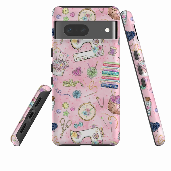 Google Tough Case - Sewing Pattern III Light Design Printed Graphic