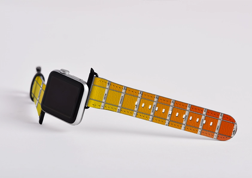 Yellow Chromology By Kitty Joseph Apple Watch Strap Modern Look Durable Utility Fit